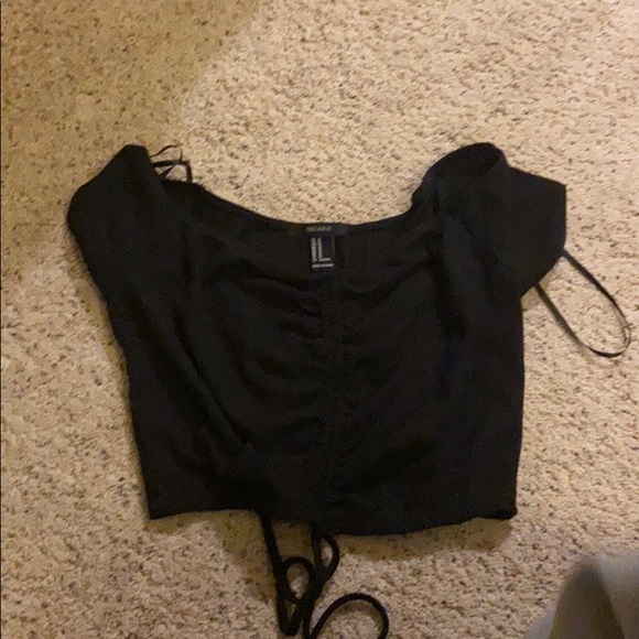 Forever 21 crop top black - Picture 5 of 11